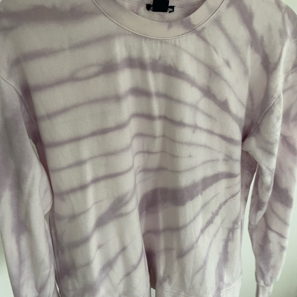 Purple tie dye crew neck from splendid